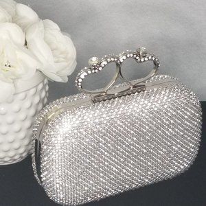 Beautiful - Sparkle Evening Heart Finger Clutch